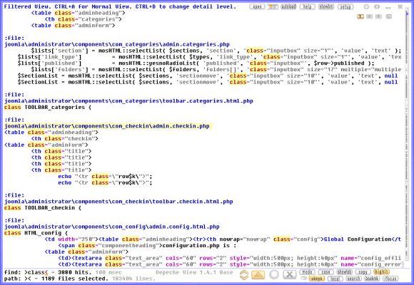 Depeche View Realtime Source Code Analysis