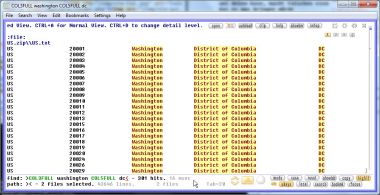 Search with exact 3rd and 5th column text